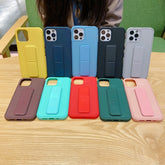 Estuche colorido a prueba de golpes de TPU + PC con soporte para correa de muñeca, para iPhone 11, para iPhone 11 Pro, para iPhone 11 Pro Max